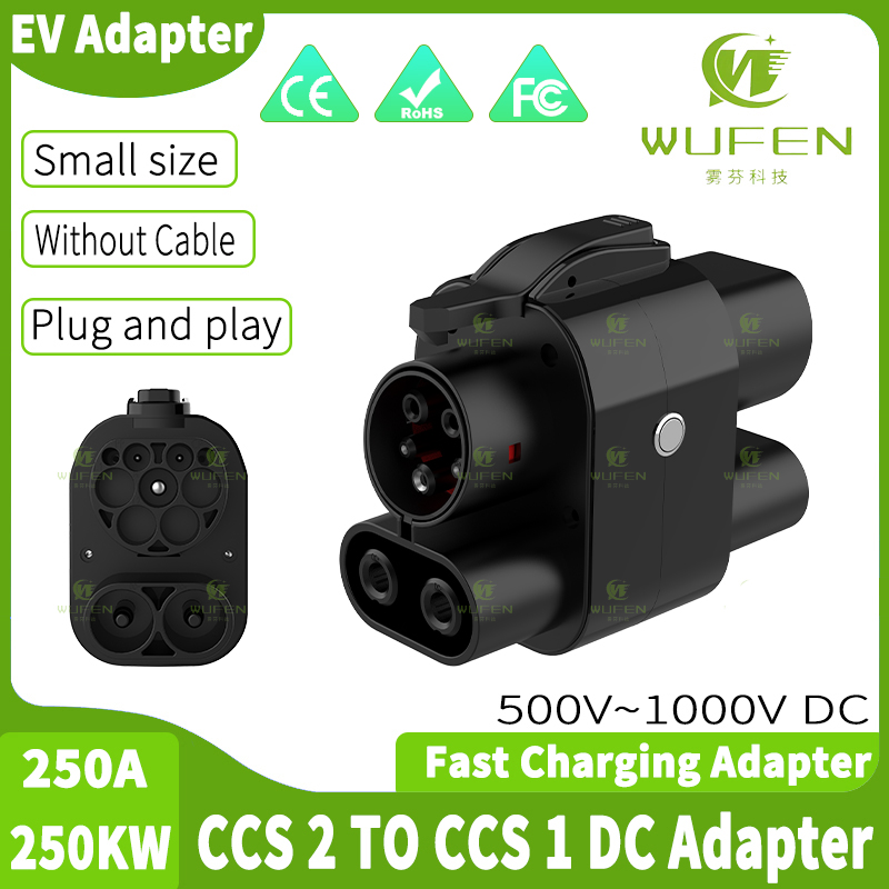 WUFEN-Adaptateur CCltto CCl's  - Ccs2 To Ccs1 Fast Charge Adapter 250Kw avis et prix