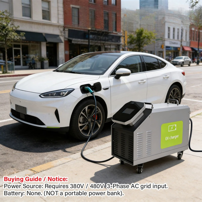 Entrée d'alimentation CA triph - Portable Dc Fast Charger 20Kw Ccs2 avis et prix