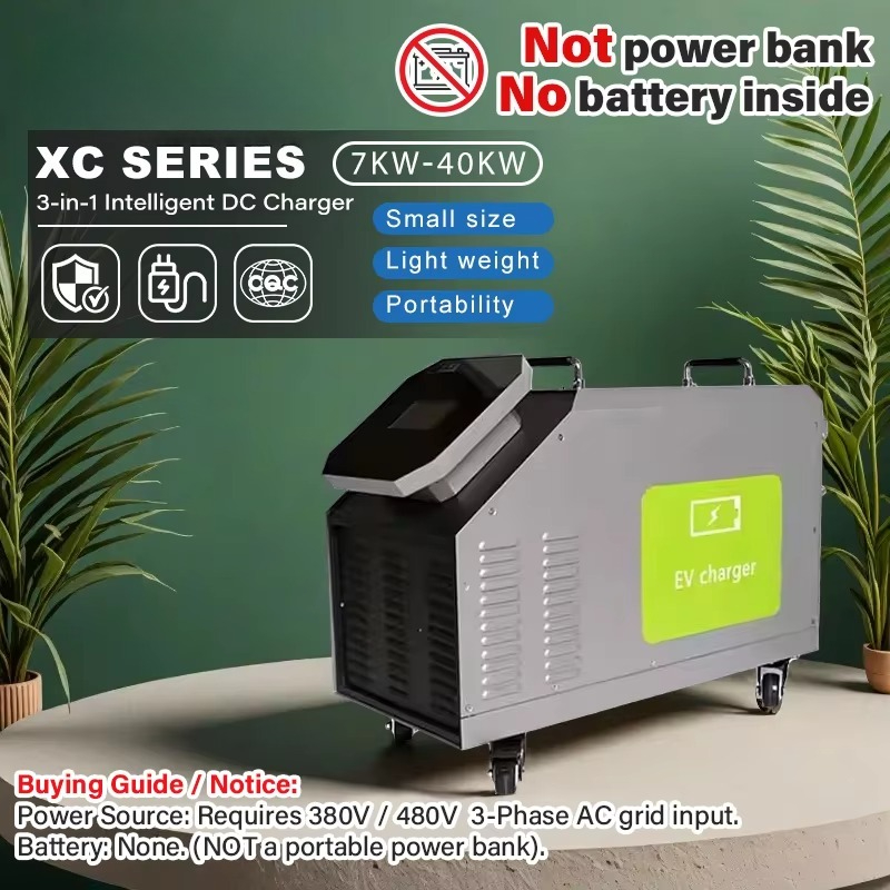 Entrée d'alimentation CA triph - Portable Dc Fast Charger 20Kw Ccs2 avis et prix