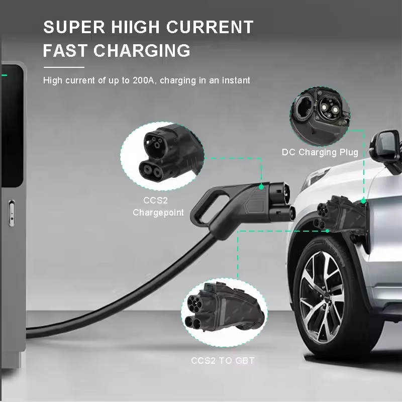 EV DC chargeur 200A 250A 1000V - Gb/T To Ccs2 200A Fast Charging Adapter avis et prix